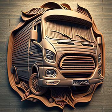 3D мадэль Ford Transit Custom (STL)